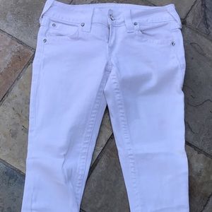 True Religion Woman's Low Rise Jeans 28 White