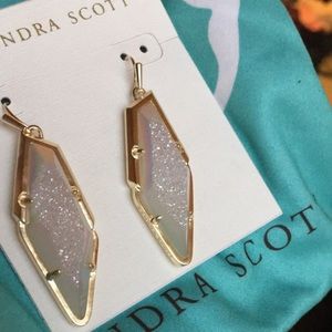 Iridescent Drusy K.S. Bex Earrings
