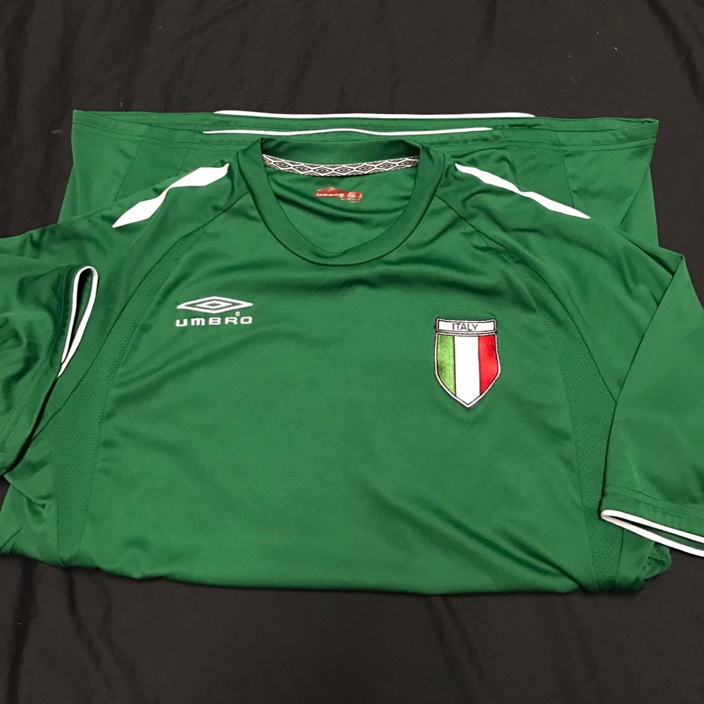 Umbro Italy Short Sleeve Dri fit Shirt