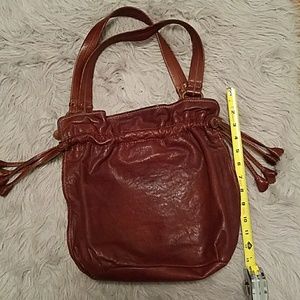 Lucky brand Italian leather brown purse