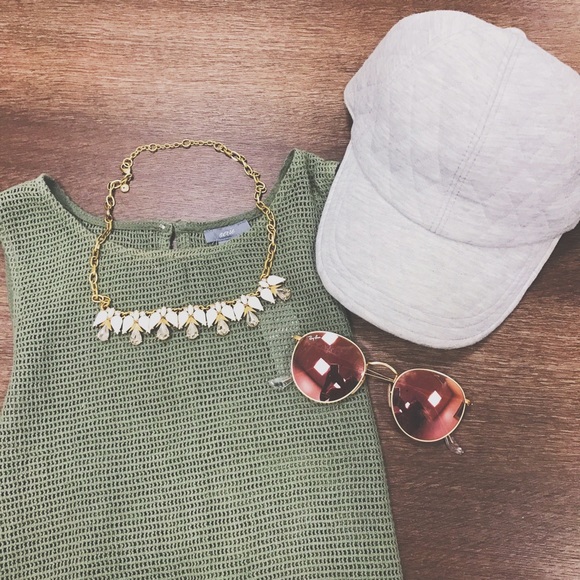 J. Crew Jewelry - White J Crew Tear Drop Necklace