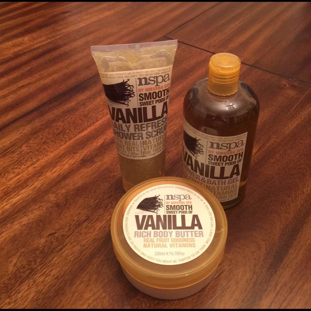 Nspa Vanilla Body Scrub All 3