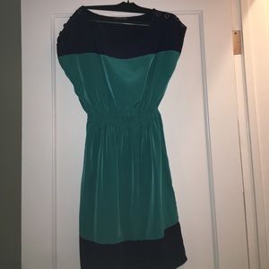 Two color knee high dress