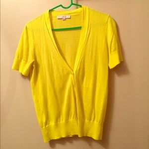 Short sleeve cardigan