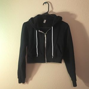 American Apparel Cropped Hoodie