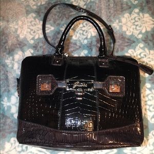 Black and Brown Guess Purse
