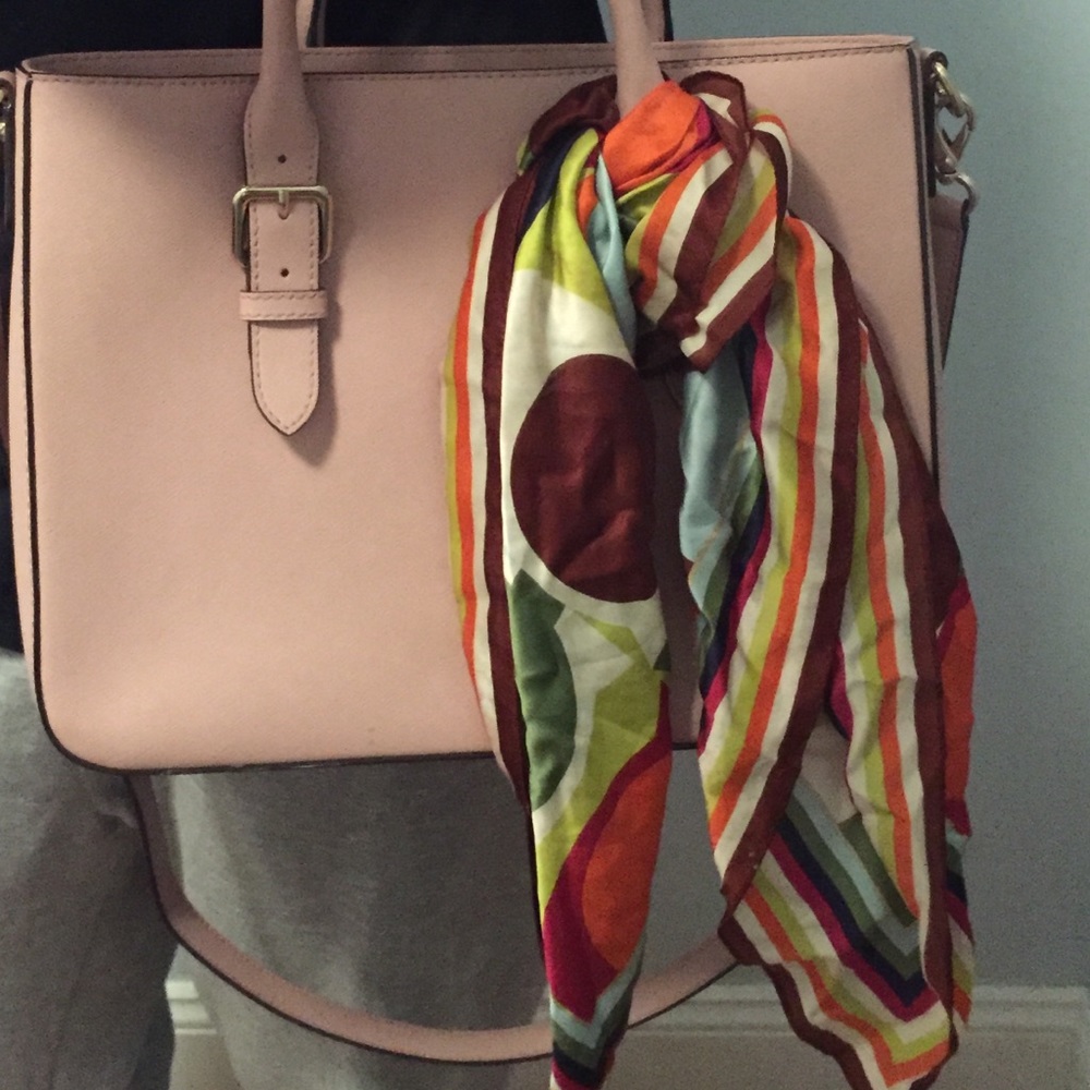 Coach bag scarf