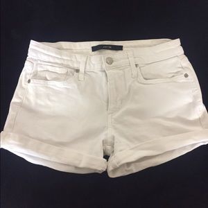Joe's White Shorts