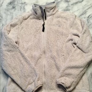 The North Face Cream Zip Up Jacket