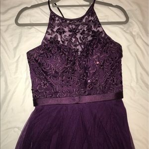 Plum/dark purple prom dress size-8