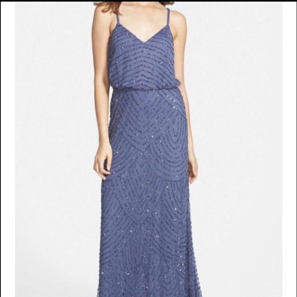 Adrianna Papell - Embellished Blouse Gown