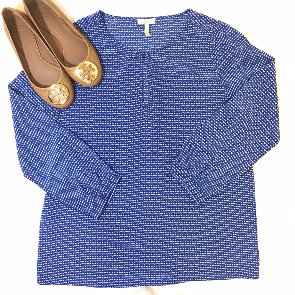 Joie Keyhole Blouse