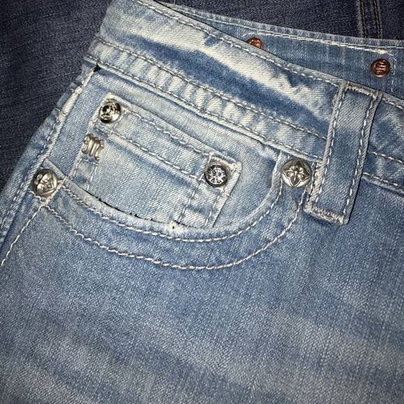 NWOT Miss Me Silver Stitch Boyfriend Jeans – Size 29 (Stretch) - Picture 4 of 9