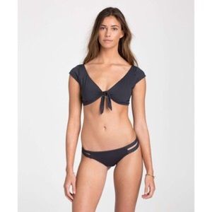 Billabong sol searcher tie front bikini top