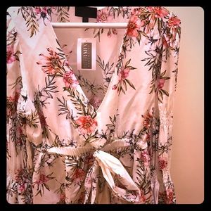 Intermix Rochelle Floral V-Neck