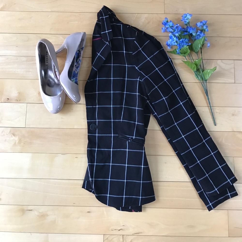 Plaid blazer