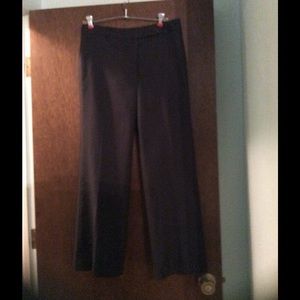 Ann Taylor Pinstriped Navy Lined Slacks, size 8P