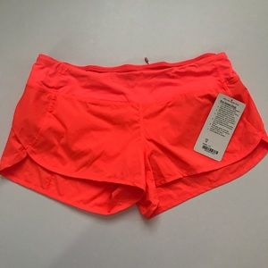 Lululemon NWT Speed Shorts