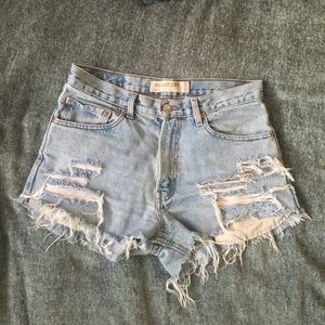 Levi's Distressed Shorts
