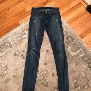 Storm by Nordstrom distressed skinny jeans