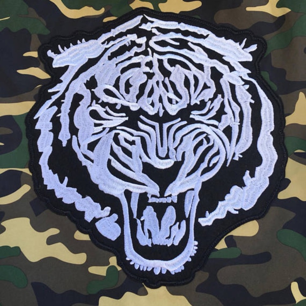 Boys BDU White Tiger Patch Windbreaker