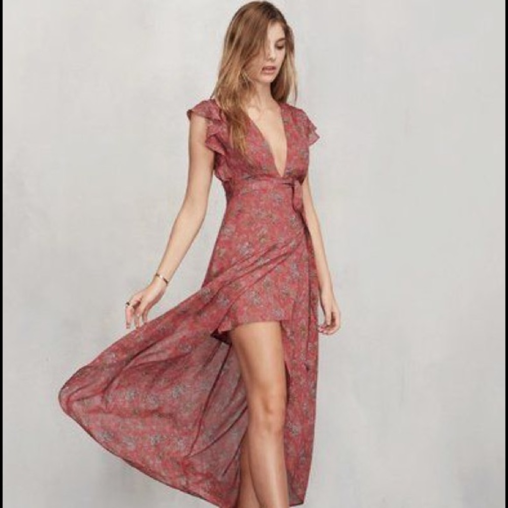 Reformation Charlene midi dress