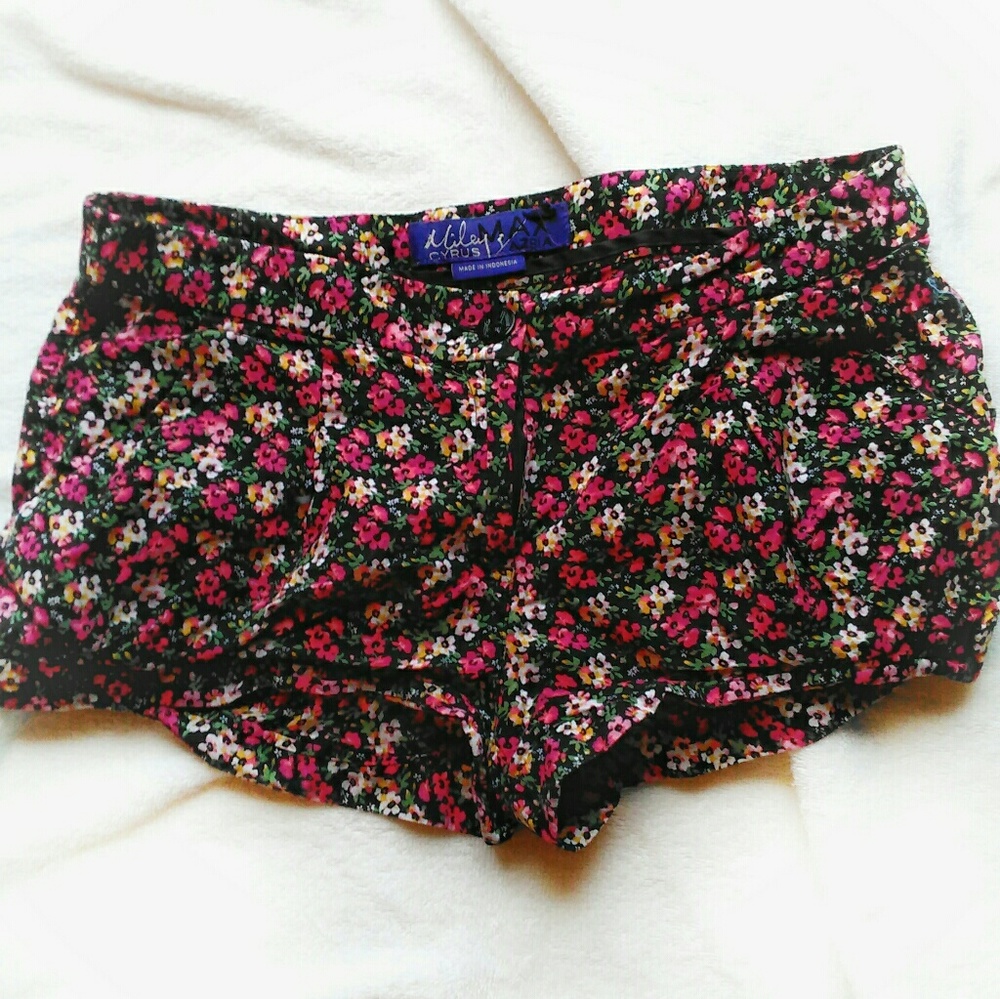 Miley Cyrus Flower Shorts