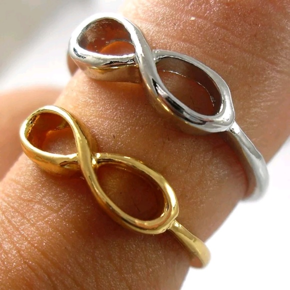 NWOT ๐ Alloy Infinity Rings - Picture 1 of 6