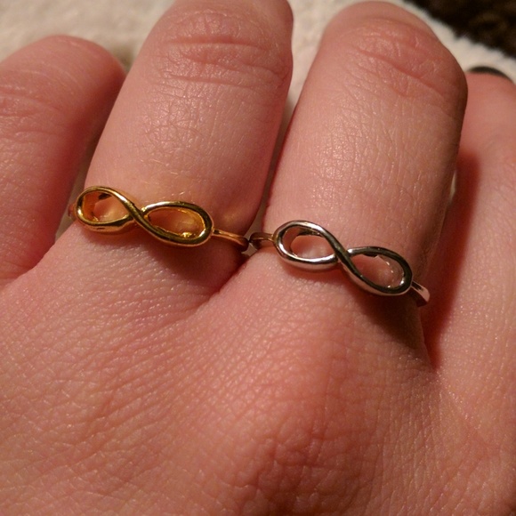 NWOT ๐ Alloy Infinity Rings - Picture 2 of 6