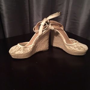 Victoria's Secret espadrilles high heels