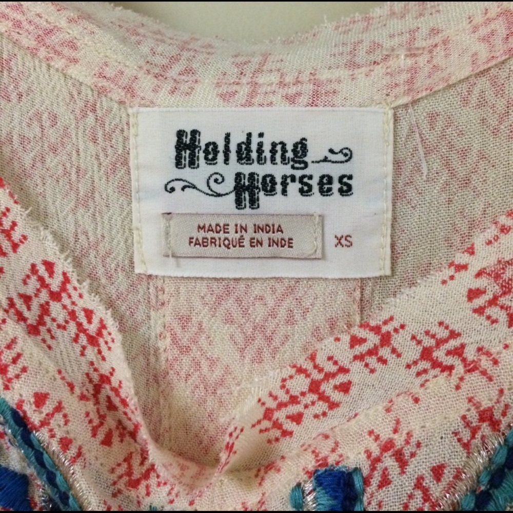 Anthropologie Holding Horses embroidered Tunic - Picture 3 of 6