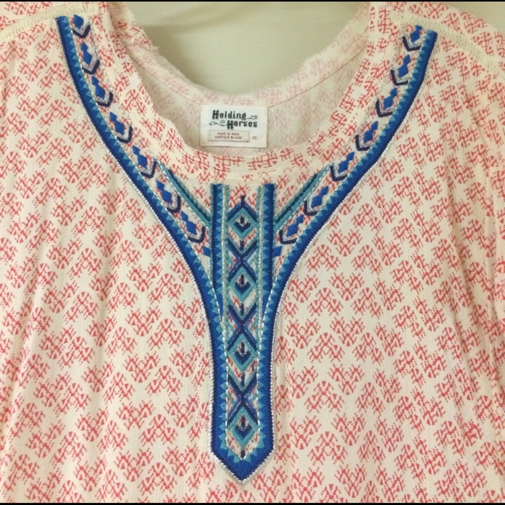 Anthropologie Holding Horses embroidered Tunic - Picture 4 of 6