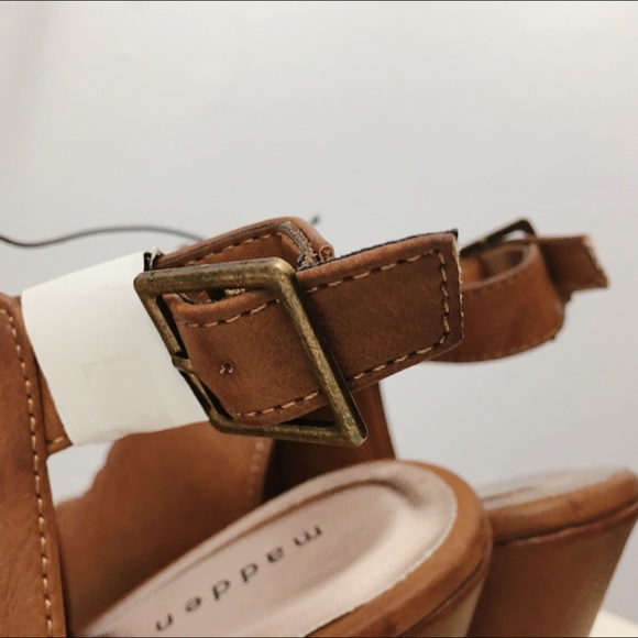 🎉LAST ONE 🎉Steve MaddenCognac Wedges G-Karlin - Picture 6 of 7