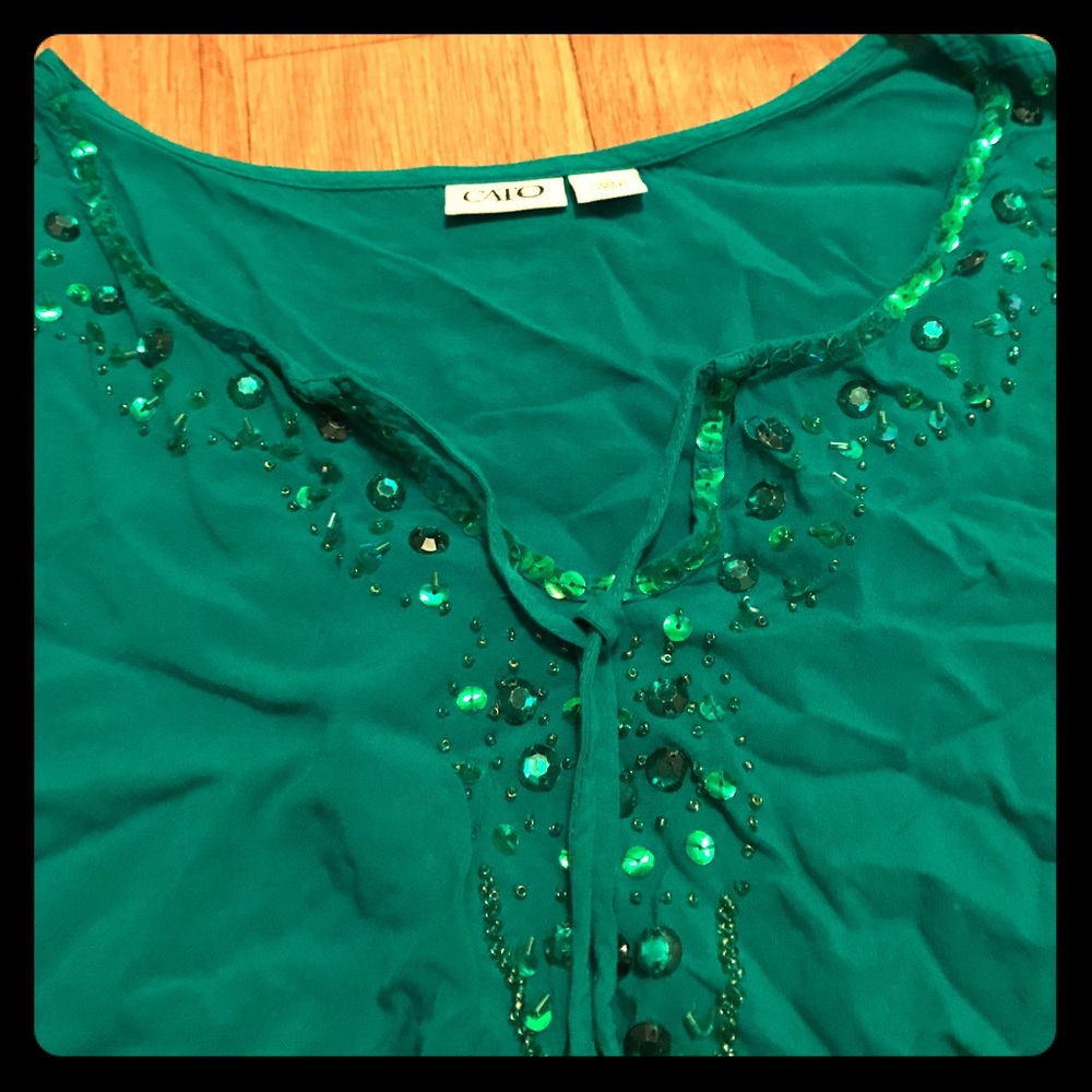 Sequined shirt