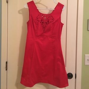 Red Cut Out Dress - image 1