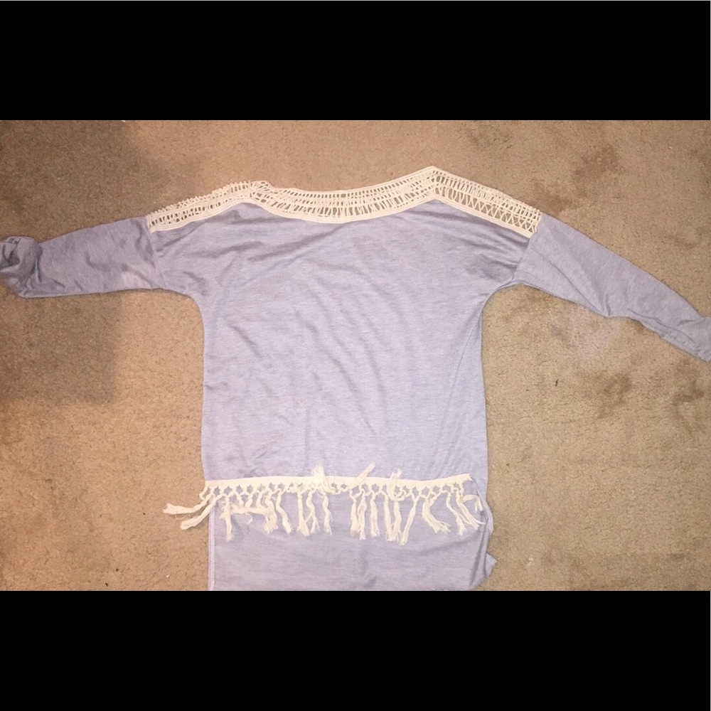 American Rag quarter sleeve shirt