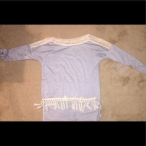 American Rag quarter sleeve shirt