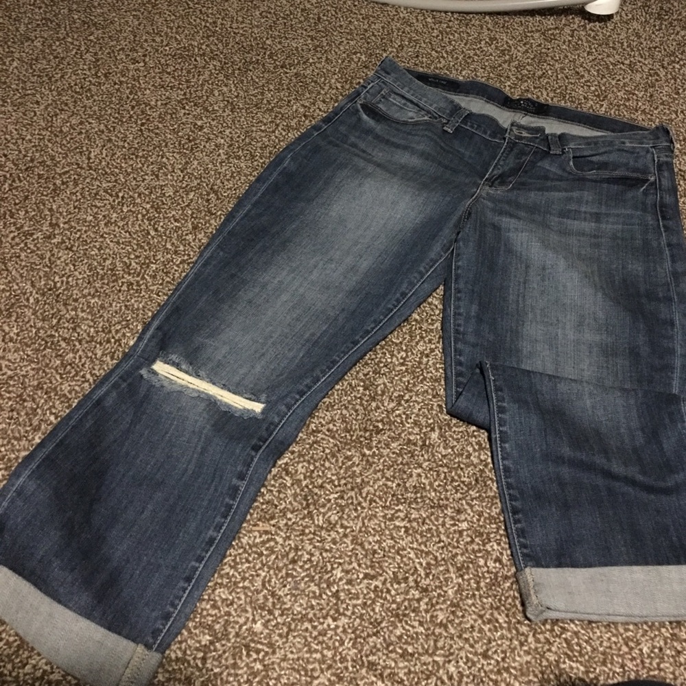 Lucky brand crop jeans