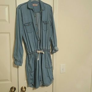 Denim romper