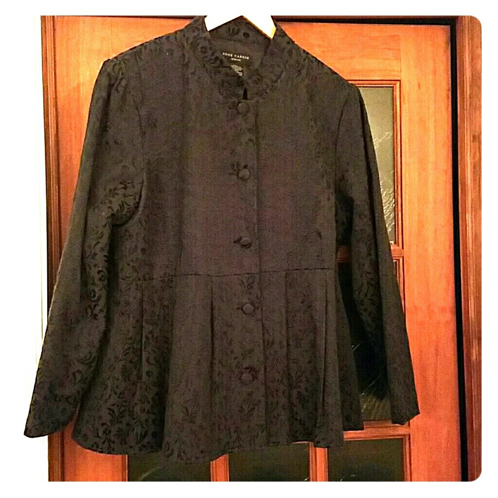 Black embroidered jacket