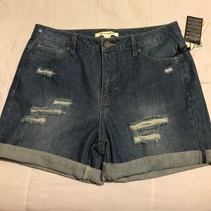 NWT Distressed Jean Shorts