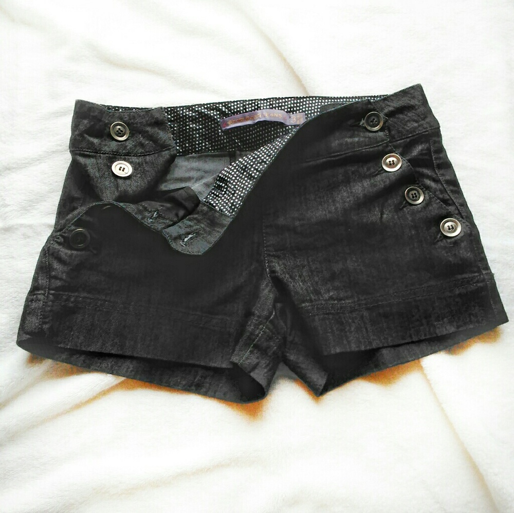 Dark Navy Jean Shorts