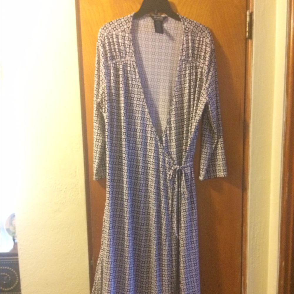 Nautical Wrap Dress