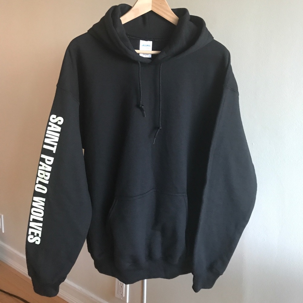 Auth Kanye West Saint Pablo hooded sweatshirt