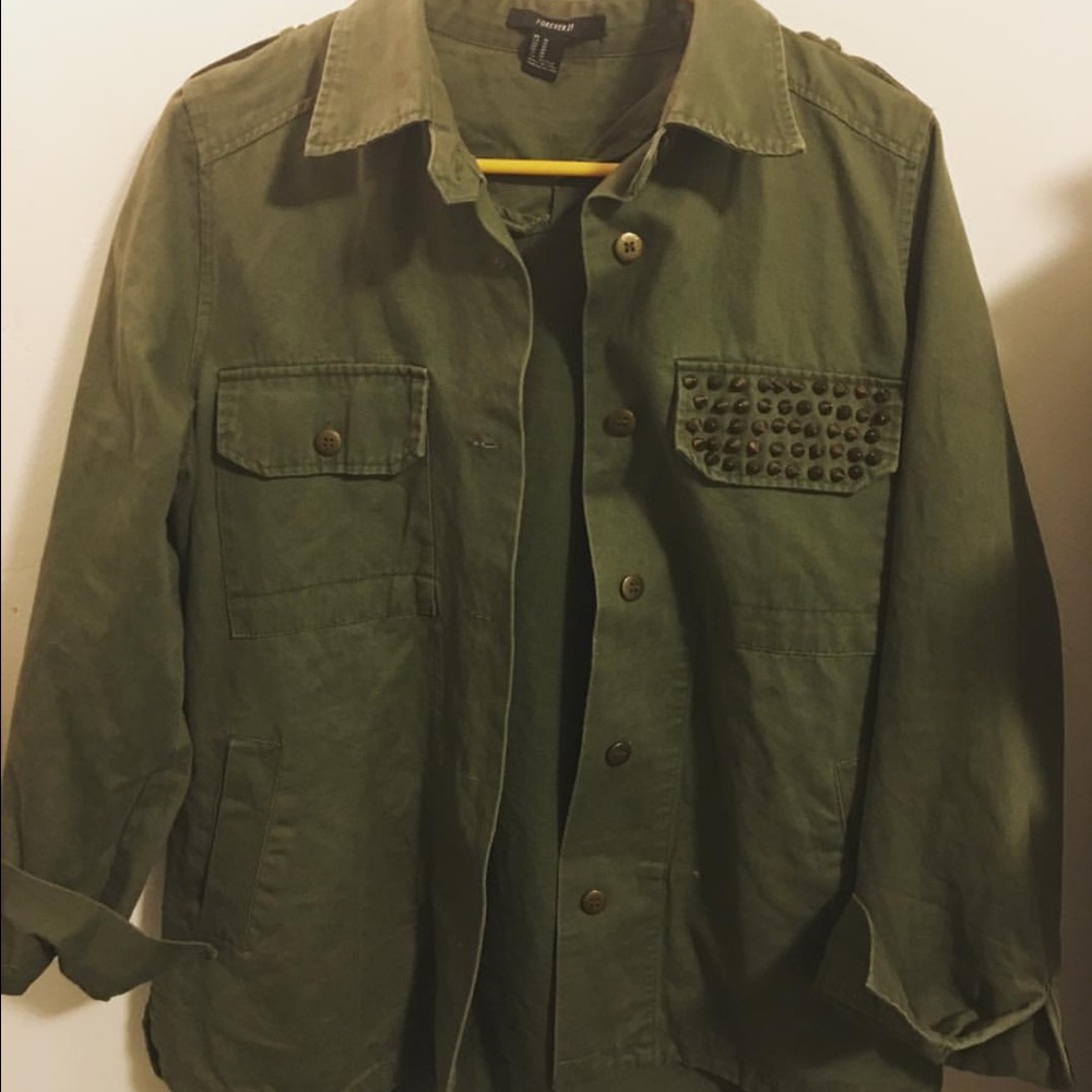 F21 denim jacket