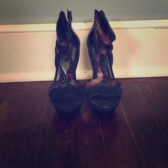 Rachel Zoe Shoes - Rachel Zoe snake skin heels