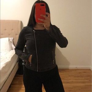 LEVI'S - DENIM MOTO JACKET - BLACK - SZ M