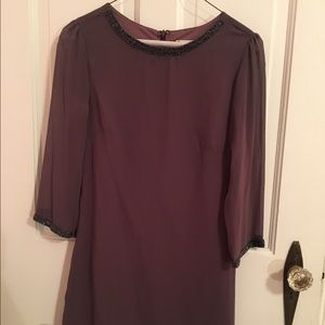 Francesca's purple dress