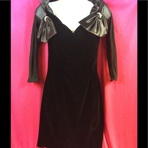 Climax Karen Okada for David Howard Black Dress