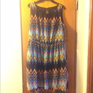 ***LAST CHANCE*** 🎉🎉🎉 Chevron Hi-Lo Dress